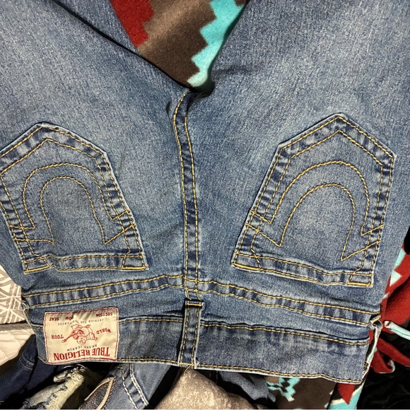 True Religion mens strait jeans